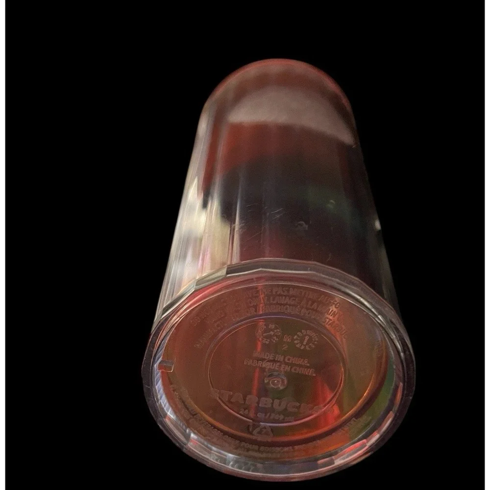 Starbucks 2021 Summer Kaleidoscope Rainbow‎ Iridescent Tumbler 24 oz Lid - Picture 7 of 8